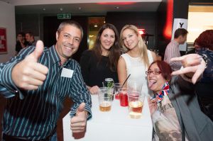 Staff of Time Out London enjoying themselves at the launch of Free Time Out